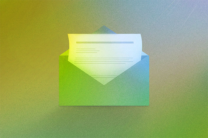modern email illustration