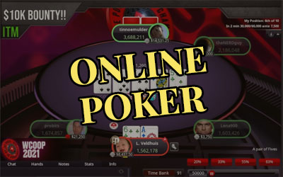 Online poker image