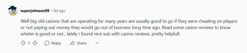 about importance of reading independent casino reviews
