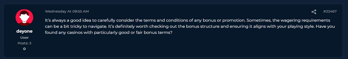 how important it is to read the terms and conditions
